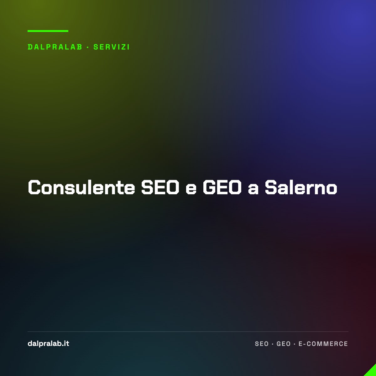 Consulente SEO e GEO a Salerno