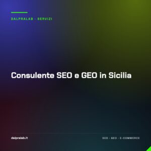 Consulente SEO e GEO in Sicilia