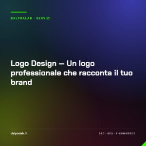 Logo Design — Un logo professionale che racconta il tuo brand