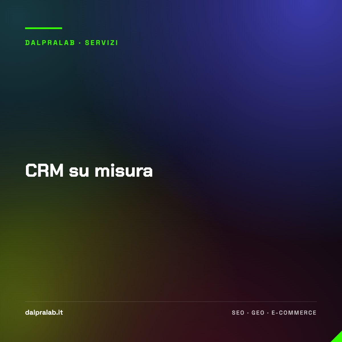 CRM su misura