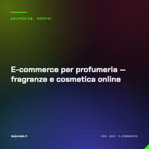 E-commerce per profumeria — fragranze e cosmetica online