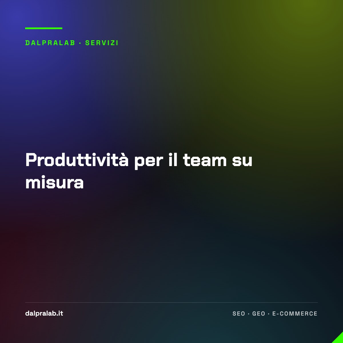 Produttività per il team su misura
