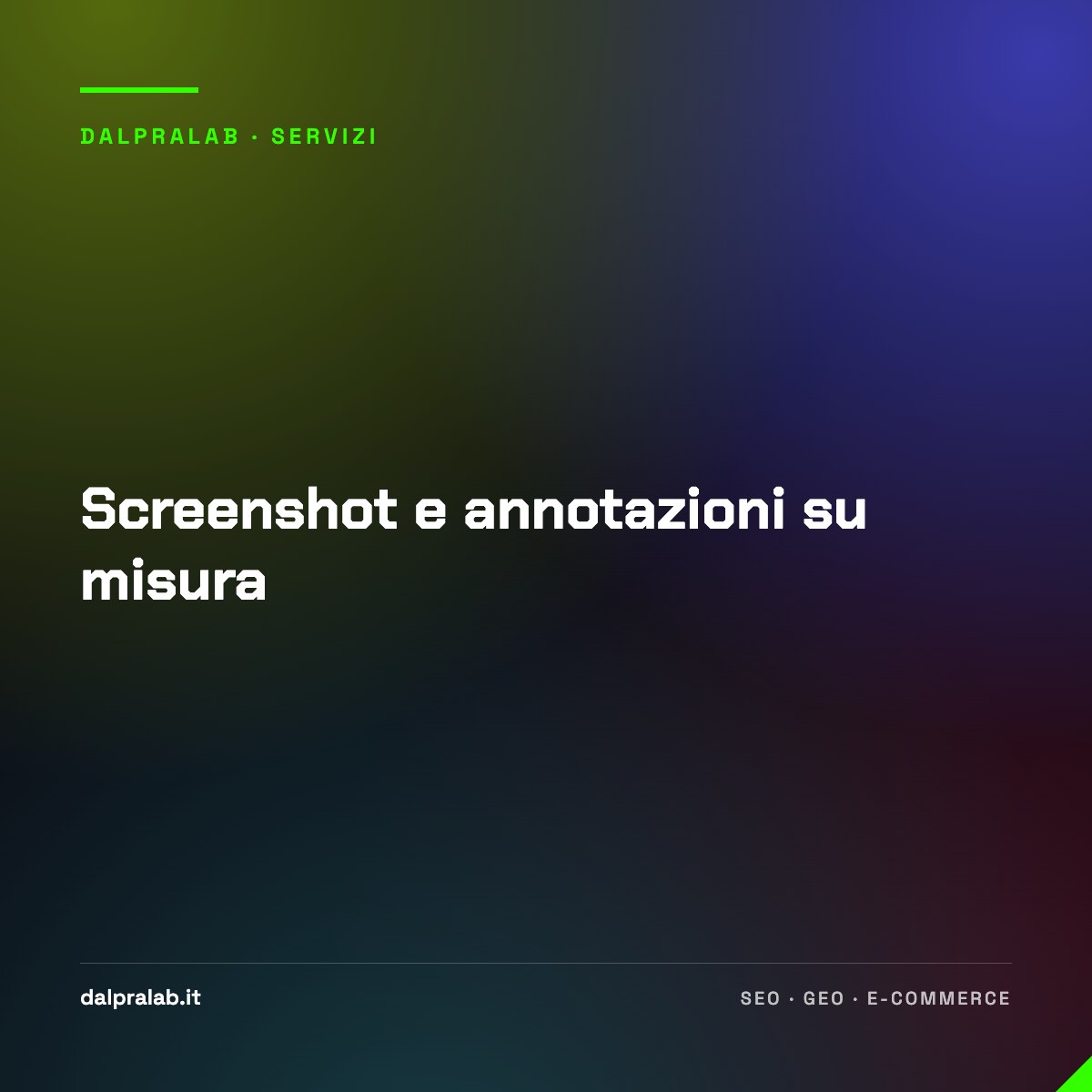 Screenshot e annotazioni su misura