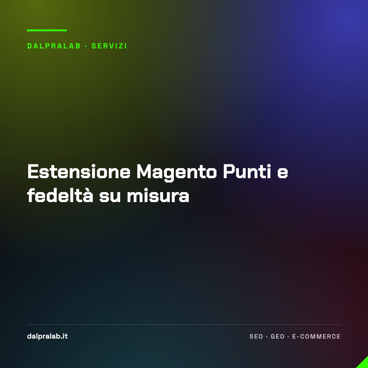 Estensione Magento Punti e fedeltà su misura