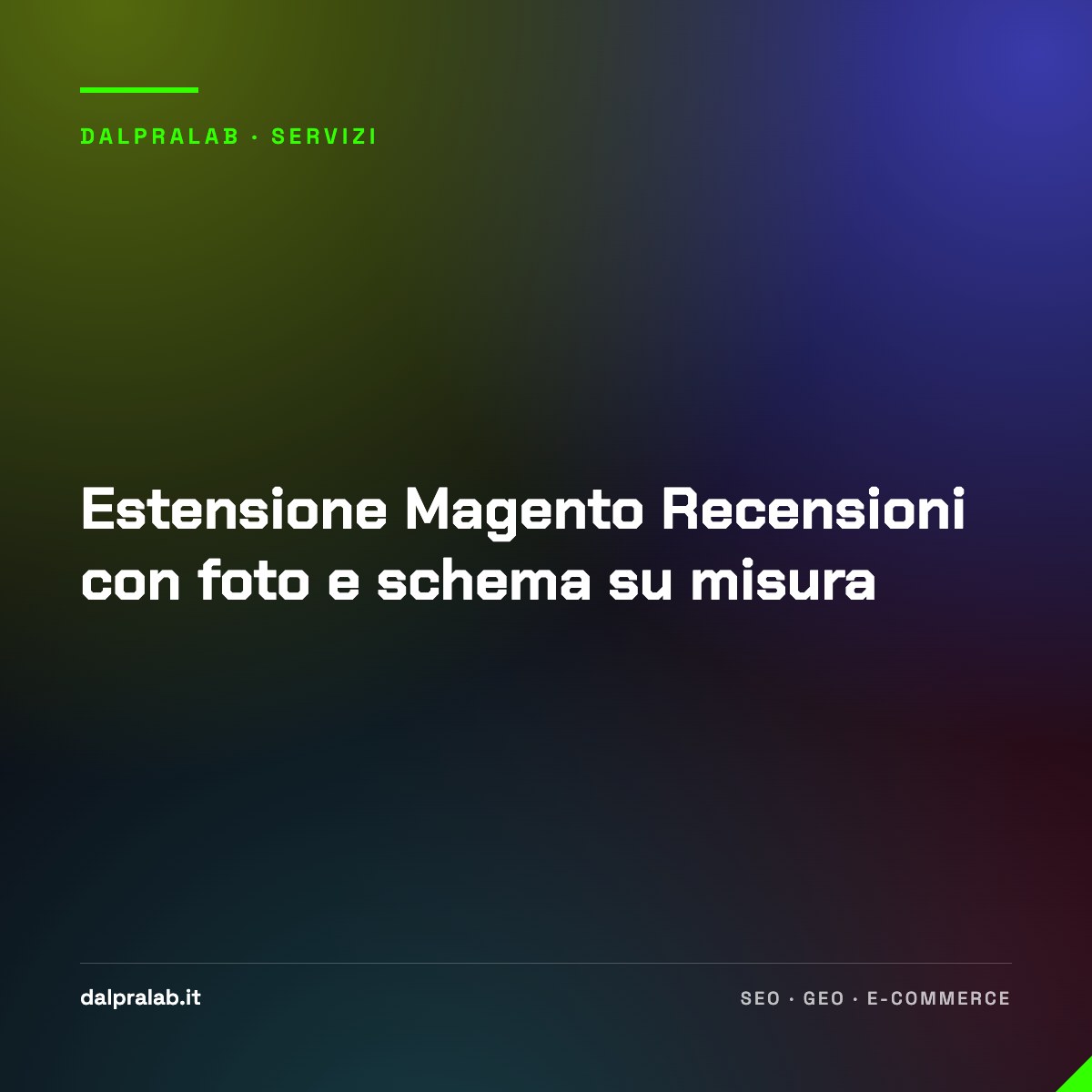 Estensione Magento Recensioni con foto e schema su misura