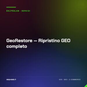 GeoRestore — Ripristino GEO completo