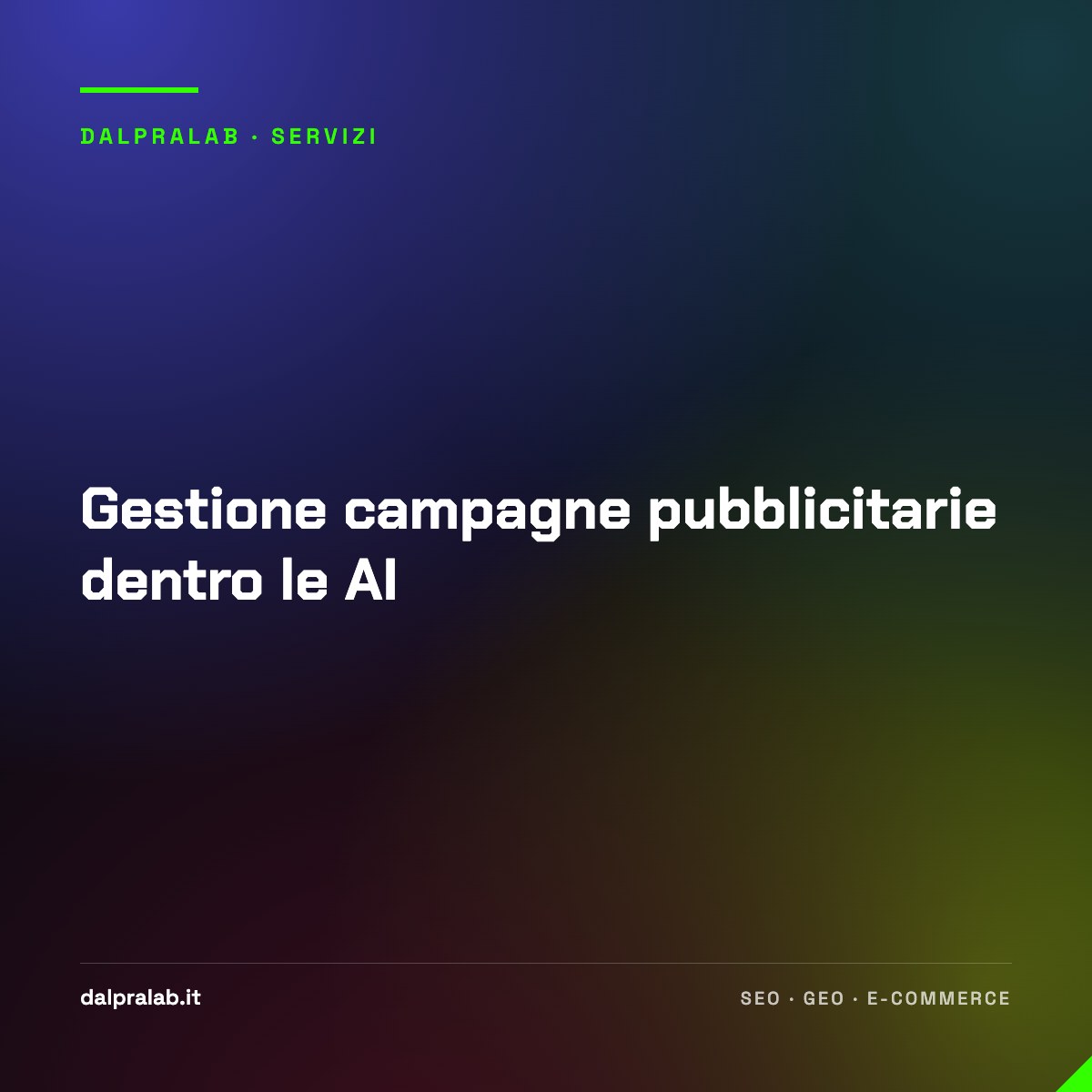 Gestione campagne pubblicitarie dentro le AI