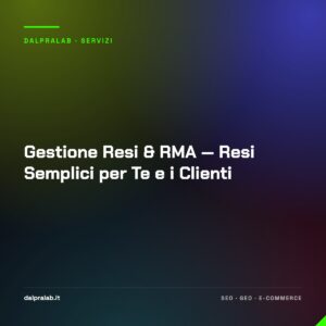 Gestione Resi & RMA — Resi Semplici per Te e i Clienti