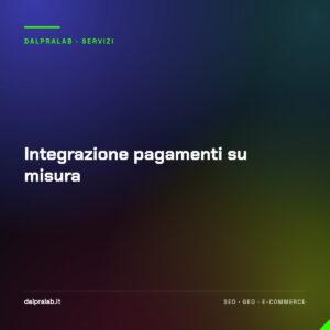 Integrazione pagamenti su misura