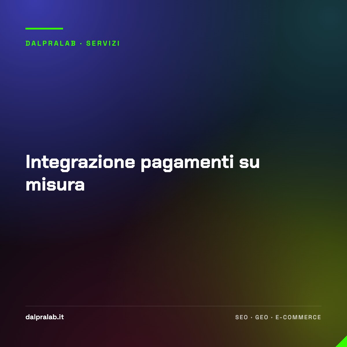 Integrazione pagamenti su misura