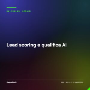 Lead scoring e qualifica AI