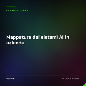 Mappatura dei sistemi AI in azienda — servizio di Massimiliano Dal Prà, DalPraLab