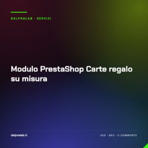 Modulo PrestaShop Carte regalo su misura