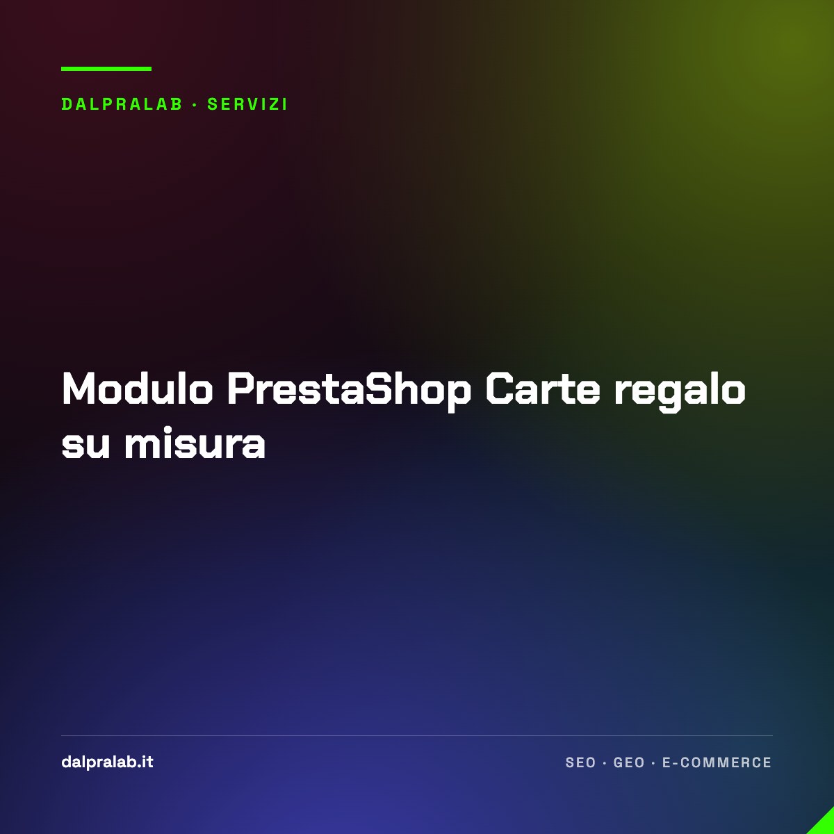 Modulo PrestaShop Carte regalo su misura