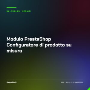 Modulo PrestaShop Configuratore di prodotto su misura