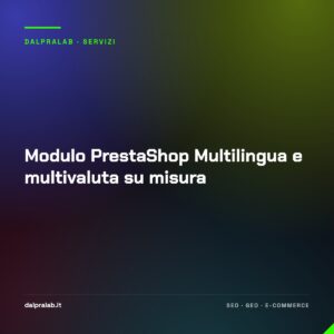 Modulo PrestaShop Multilingua e multivaluta su misura