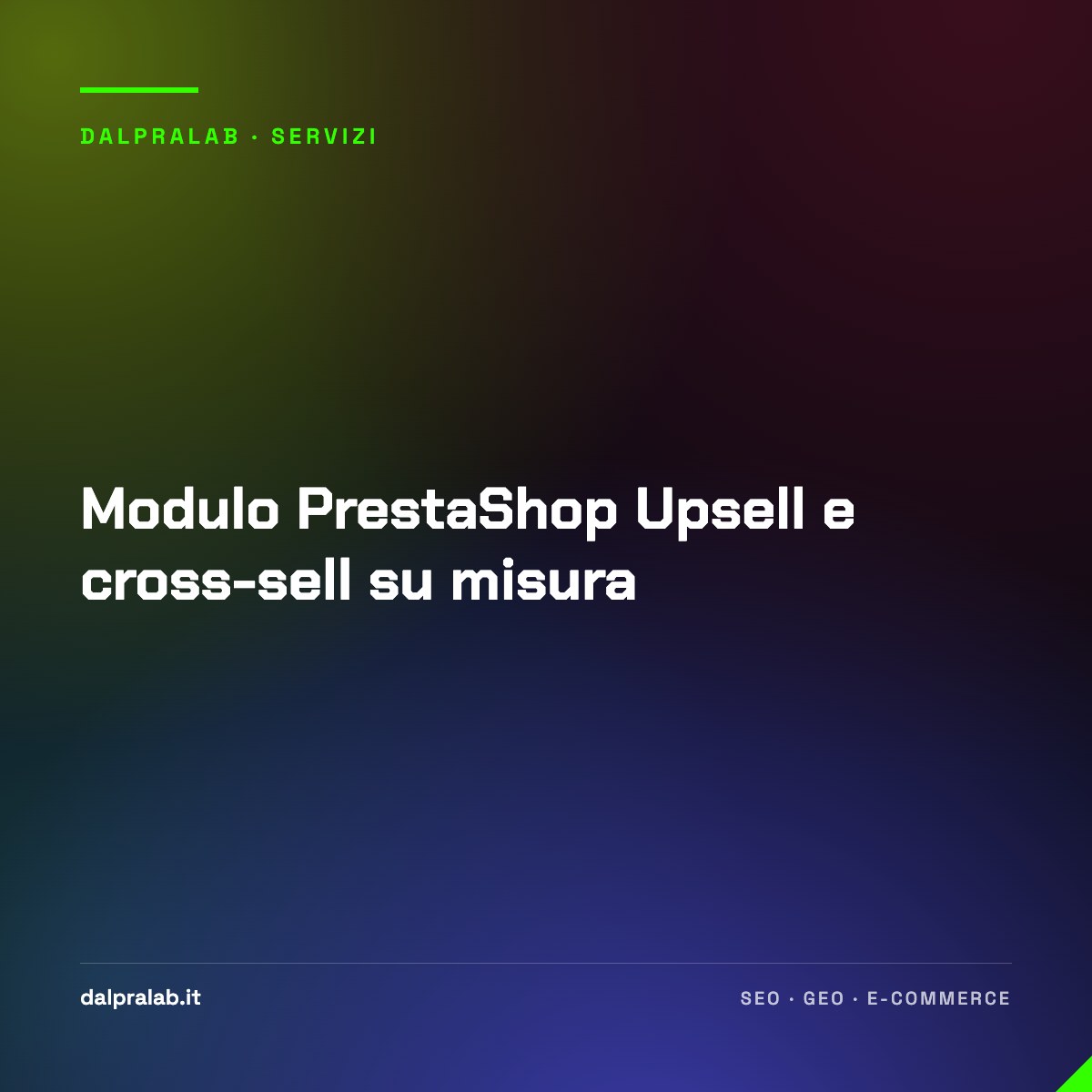 Modulo PrestaShop Upsell e cross-sell su misura