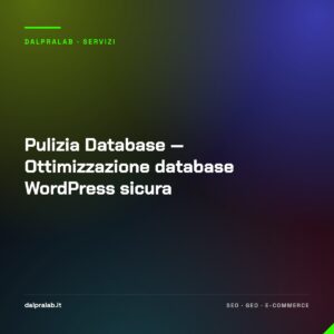 Pulizia Database — Ottimizzazione database WordPress sicura