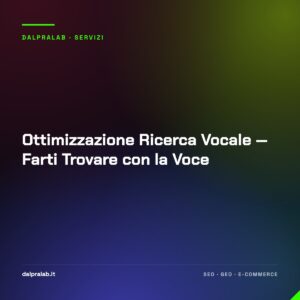 Ottimizzazione Ricerca Vocale — Farti Trovare con la Voce
