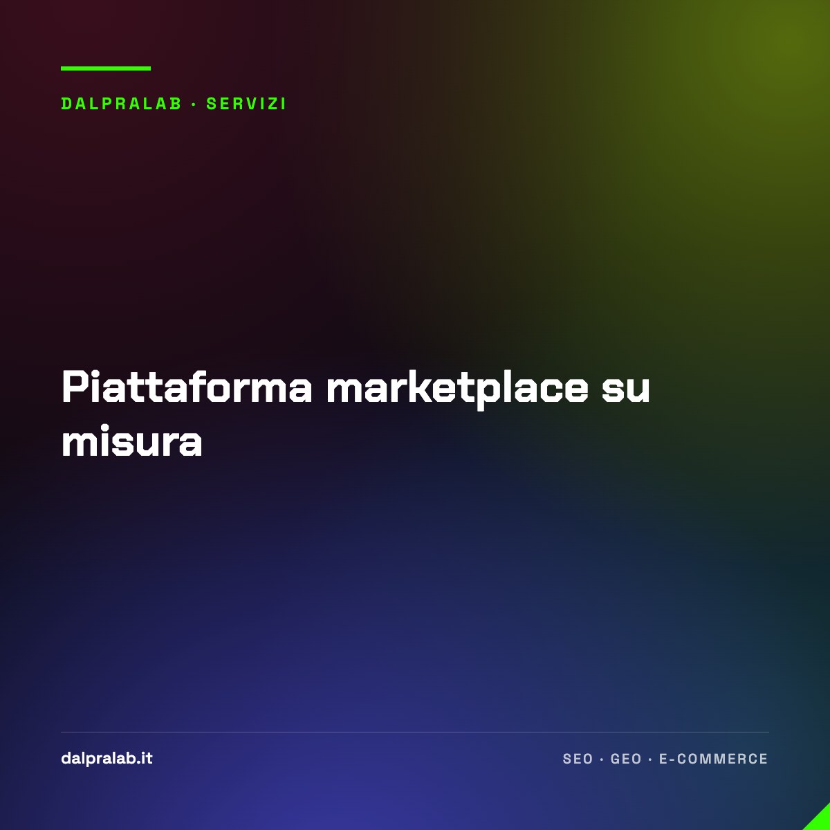 Piattaforma marketplace su misura