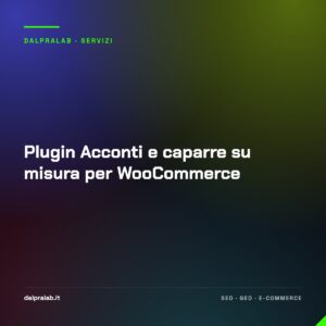 Plugin Acconti e caparre su misura per WooCommerce