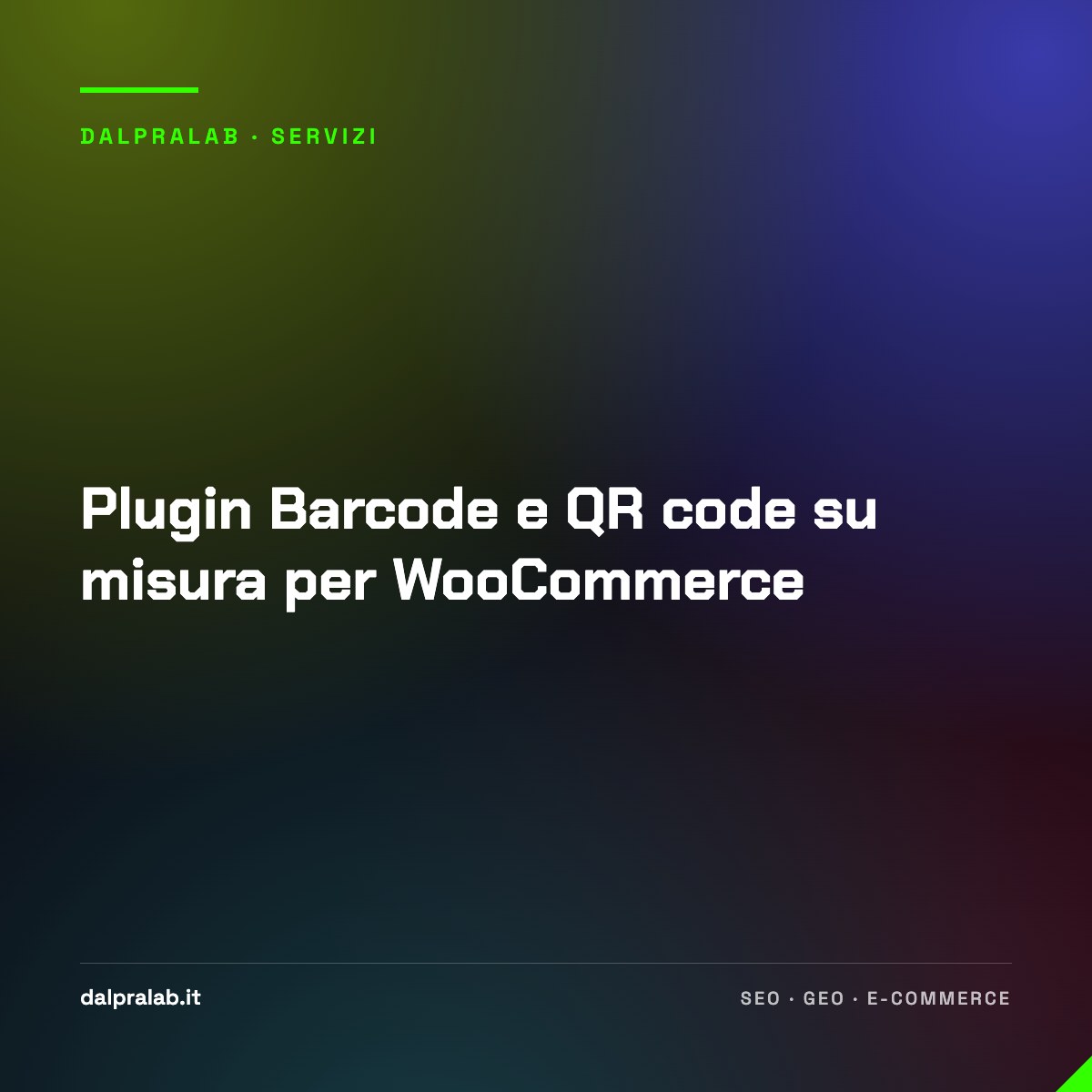 Plugin Barcode e QR code su misura per WooCommerce