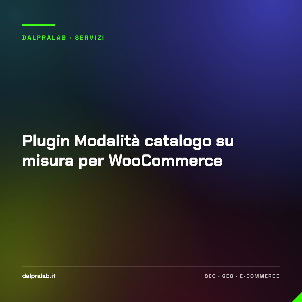 Plugin Modalità catalogo su misura per WooCommerce
