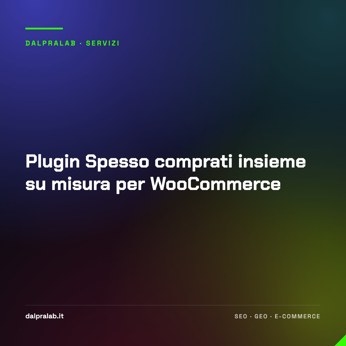 Plugin Spesso comprati insieme su misura per WooCommerce