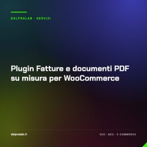 Plugin Fatture e documenti PDF su misura per WooCommerce