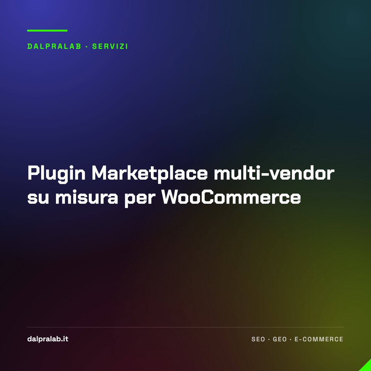 Plugin Marketplace multi-vendor su misura per WooCommerce