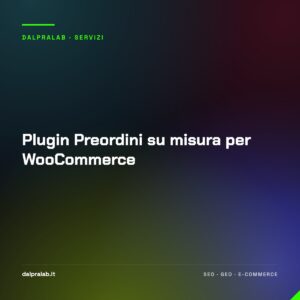 Plugin Preordini su misura per WooCommerce
