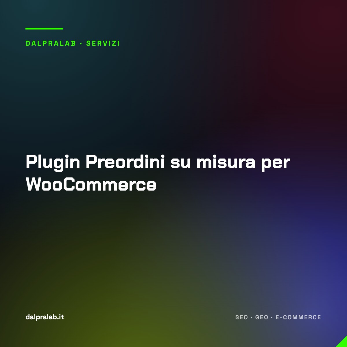 Plugin Preordini su misura per WooCommerce