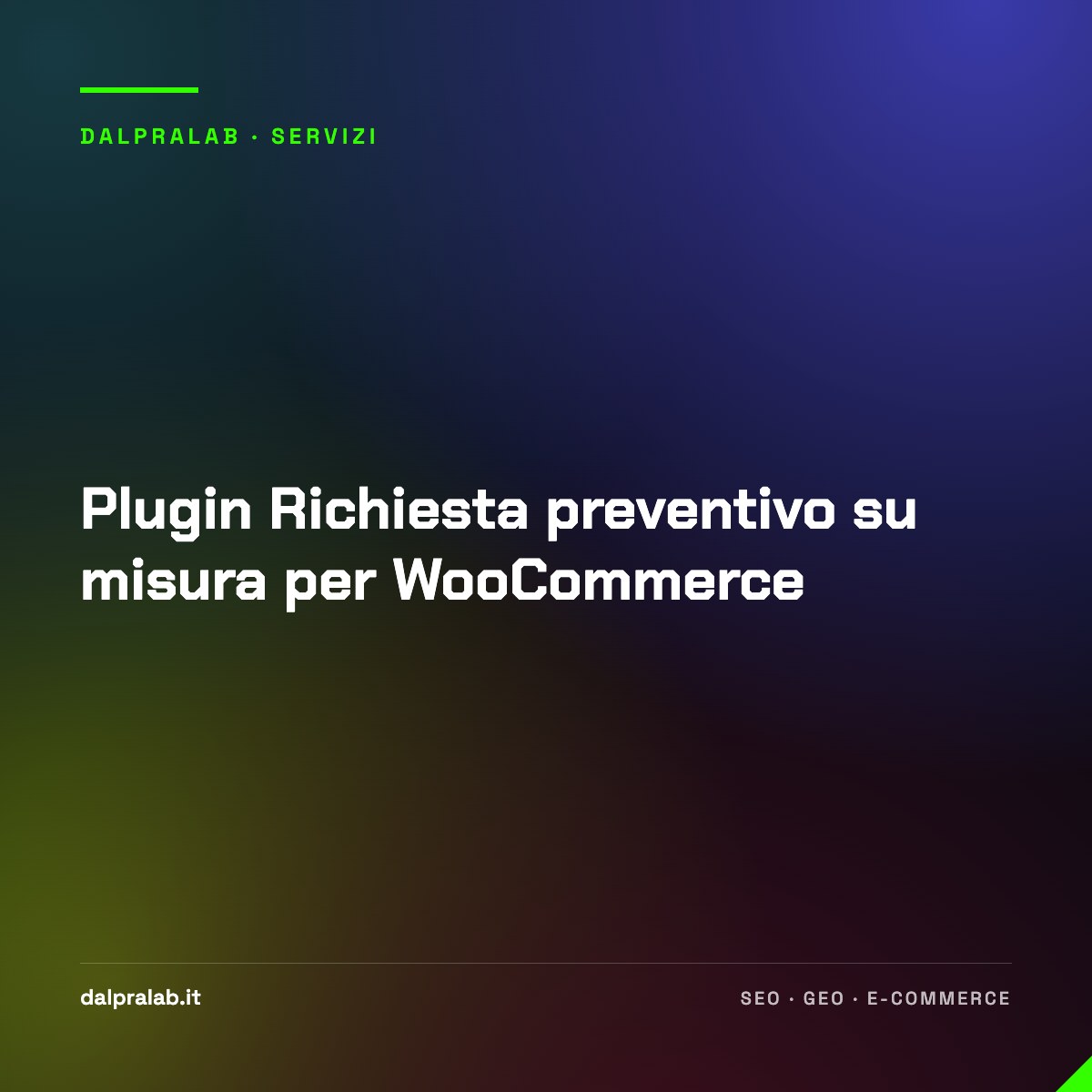 Plugin Richiesta preventivo su misura per WooCommerce