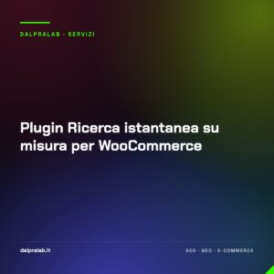 Plugin Ricerca istantanea su misura per WooCommerce