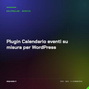 Plugin Calendario eventi su misura per WordPress
