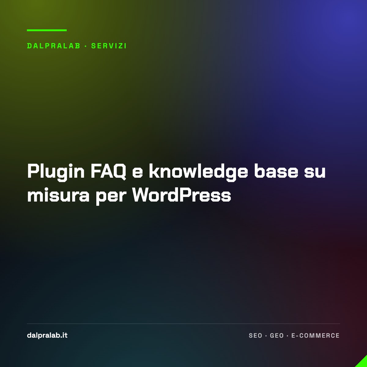 Plugin FAQ e knowledge base su misura per WordPress