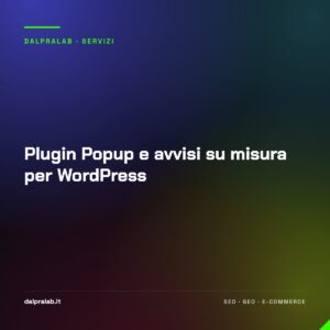 Plugin Popup e avvisi su misura per WordPress