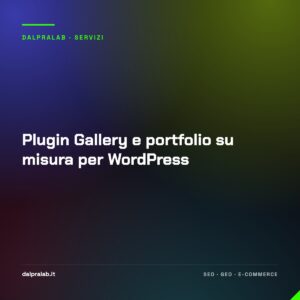 Plugin Gallery e portfolio su misura per WordPress
