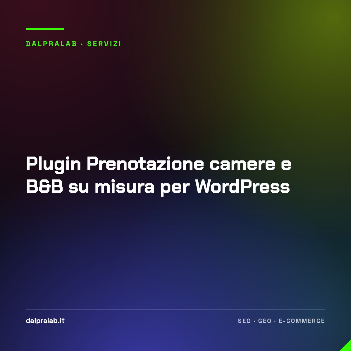 Plugin Prenotazione camere e B&B su misura per WordPress