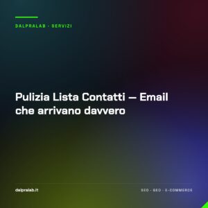 Pulizia Lista Contatti — Email che arrivano davvero