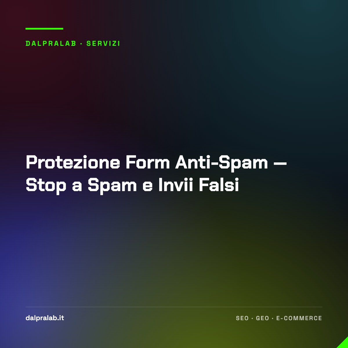 Protezione Form Anti-Spam — Stop a Spam e Invii Falsi