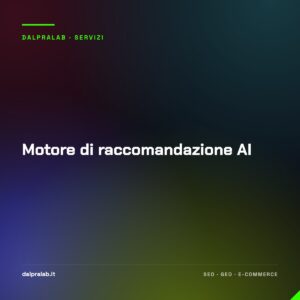 Motore di raccomandazione AI