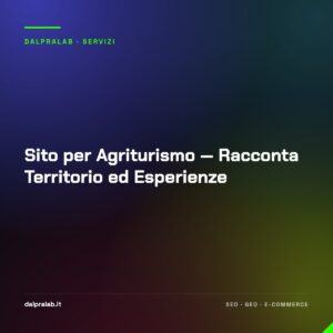 Sito per Agriturismo — Racconta Territorio ed Esperienze