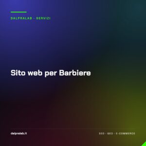 Sito web per Barbiere