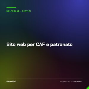 Sito web per CAF e patronato