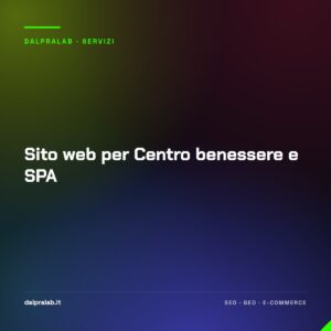 Sito web per Centro benessere e SPA