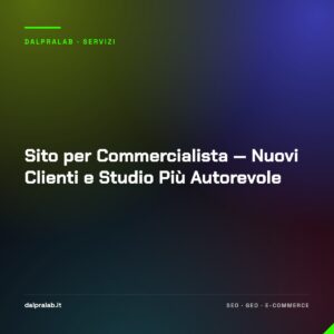 Sito per Commercialista — Nuovi Clienti e Studio Più Autorevole