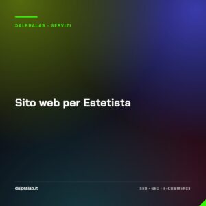 Sito web per Estetista