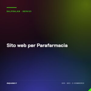 Sito web per Parafarmacia