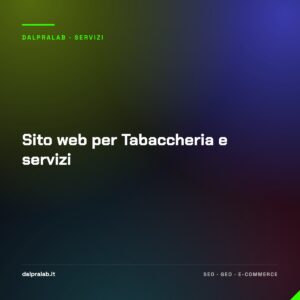 Sito web per Tabaccheria e servizi